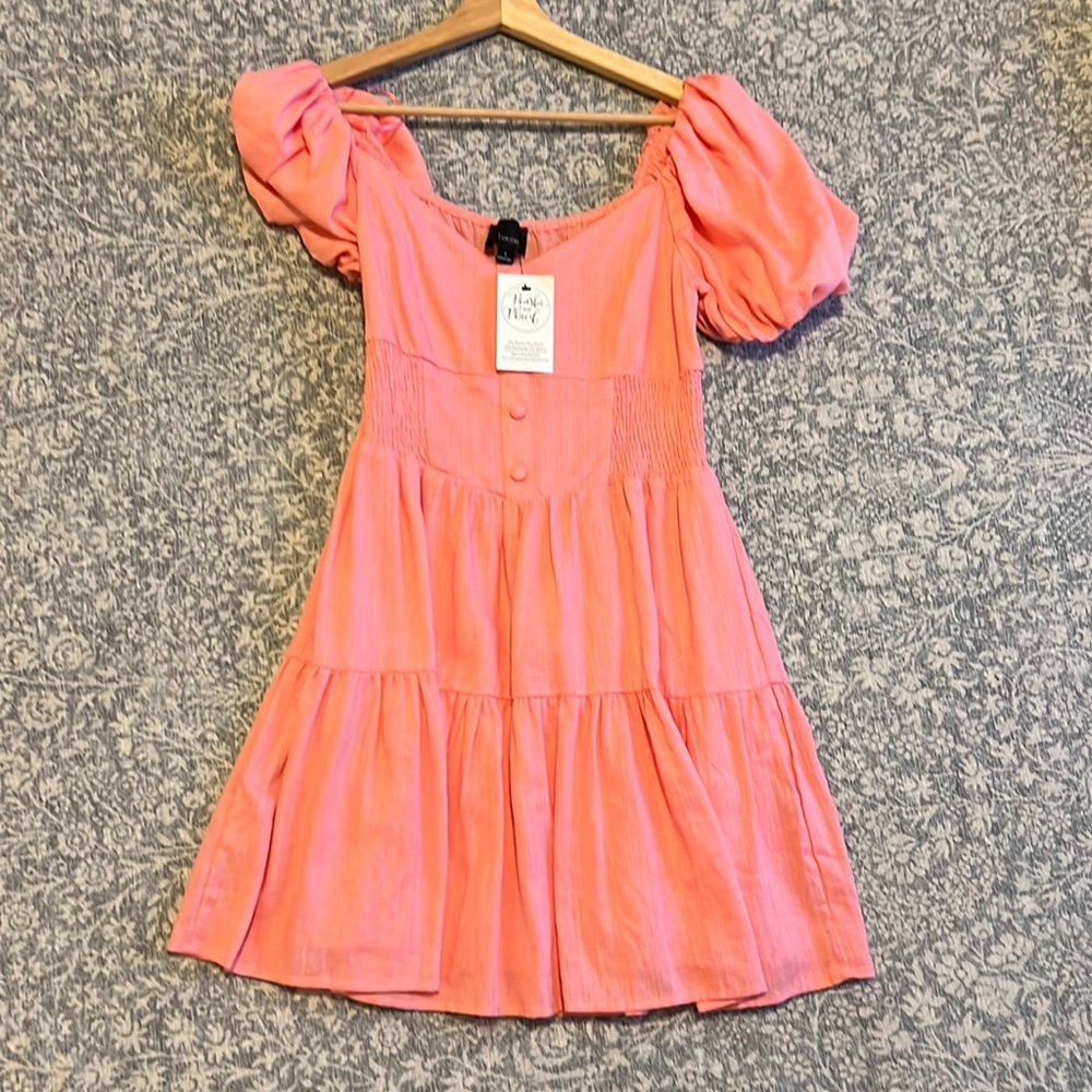 pink lumiere dress